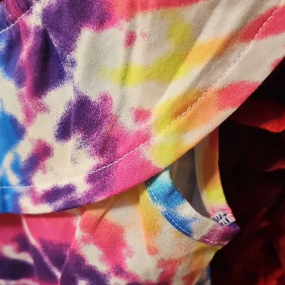 Children's Place NWT Colorful Tie-Dye Girl's Tank Top Size Small
